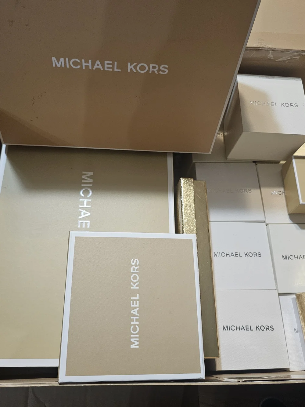 Michael Kors Gold-Tone Gift Box Set - Gold